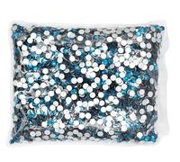 LJAYNJC Rhinestone Big Bulk Bag SS3-SS30 Flatback Non Hotfix Crystal Nail Art Rhinestone Decoretion Glitter AB(7,SS16 14400pcs)