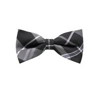 LJBFNN Black Striped Bow Ties for Men Adjustable Pre-Tied Bow Ties for Men Boys