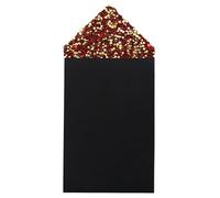 LJBFNN Rhinestone Pocket Squares for Men Prefolded, Crystal Sequin Pre Folded Handkerchiefs on Card Party Prom Wedding Daily, Red, Standard