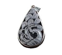 LJBLEUSK S925 Silver Necklace Women's Peacock Hollow Creative Engraving Elegant Classic Unique Personality Unisex Gift