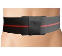 LJC Umbilical Hernia Support Belt for Men & Women - 3 inches wide (7.5 cm) Adjustable one Removable Pad (Medium 28-33 inches)