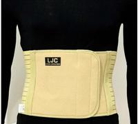 LJC Umbilical Hernia Support Belt for Men & Women - Adjustable Medical Compression Waist Brace with Removable Pad, 8 Inches (20 cm) wide (3XL 55-61 inches)