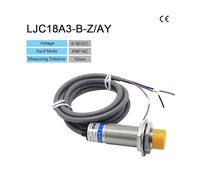 LJC18A3-B-Z/BX Approach Sensor Cylindrical Capacitive Proximity Switch 10mm Detecting distance NPN/PNP NO/NC DC6-36V(LJC18A3 B Z AY)