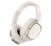 LJCCHM ANC Noise Cancelling Headphones, Hifi Stereo Audio Bluetooth 5.4 Headphones Over Ear Built-In Mic, 60H Playtime, Deep Bass, Wireless Headsets for Home Office,White