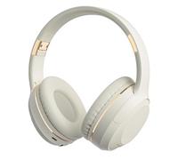 LJCCHM Bluetooth 5.3 Headphones Over Ear, 24H Playtime, Built-In Mic, Hifi Stereo Audio Deep Bass Wireless Headsets, Type-C Charging, 40Mm Drivers, for Home Office,White