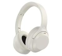 LJCCHM Noise Cancelling Headphones Wireless Bluetooth 5.4, Foldable Over Ear Headphones with Mic, 65H Playtime, Comfortable for Travel/Home,White