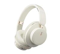 LJCCHM Wireless Headphones Over Ear, Hi-Res Audio Bluetooth Headphones with Mic, 24H Playtime, Lightweight Foldable Bluetooth Headset for PC/Cellphone/Home/Travel,White