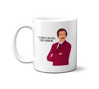 LJChicBoutique I'm Kind of a Big Deal People Know Me - Ron Burgundy Anchorman - Coffee Mug (11 oz)