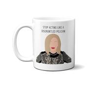 LJChicBoutique Stop Acting Like a Disgruntled Pelican - Moira Rose - Coffee Mug (15 oz)