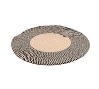 LJCM Round Jute Braided Rug, Reversible, Light Brown, 45cm / 17.72in, Area Rugs
