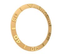 LJCM Watch Bezel, Replacement Accessories Watch Bezel Insert Ceramic Wear-Resistant Fashionable for Watch Shop (Gold)