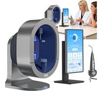LJCSSD AI Skin Analyzer Device for Face & Scalp - Multi-Light Detection for Acne, Aging, Pigmentation, Sensitivity, Microflora Analysis, Sleep & Weight Reports, Home & Professional Use X5-15.6inches