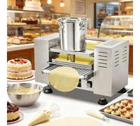 LJCSSD Crepe Maker Machine Commercial with Control Panel,Pure Copper Motor,Automatic Heat Dissipation,Pancake Maker Electric for Bakeries,Tea Restaurants,Restaurants,Cake Shops 8in