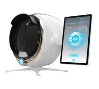 LJCSSD Skin Analyzer, 13.3/21.5-Inch 38 Million Pixels 3D Smart Skin Detector, 8 Spectral Analysis/14 Indicators Can Be Detected/Cloud Storage 21.5inches-White