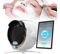 LJCSSD Skin Testing Machine with 3D Facial Scanner, Wrinkle Pigmentation Acne, Portable Facial Skin Analyzer, Facial Diagnostic Machine with 13.3/21.5-Inch HD Screen, 36 Million Pixels 13.3inches