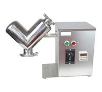LJCSSD V-Type Powder Mixer, 2L Industrial Mixer With Sealing Lid, Adjustable Speed And Timing Function, Uniformity Over 99%, For Feed, Fertilizer, Fuel