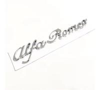 LJCXZS Car Emblem Decal Badge for Alfa Romeo Giulia 2016-2022 2022-2024,Metal Emblems Front Bonnet/Rear Boot Steering Wheel Logo Sticker Stylish Waterproof Car Styling Accessories