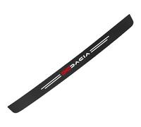 LJCXZS Car Rear Bumper Protector Strip for Dacia Duster,Carbon Fiber With Logo Bumper Guard Trunk Self Adhesive Anti Scratch Waterproof Door Sill Protector Car Styling Accessories