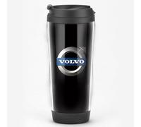LJCXZS Car Travel Mug with Emblem Logo for Volvo EC40,Stainless Steel Thermal Mug Double Walled Leakproof Tumbler for Hot or Cold Drink Coffee Or Tea Car Gifts Journey Essentials,B