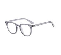 LJCZKA Blue Light Blocking Glasses Gaming Computer Glasses Women & Men Vintage Square Blue Light Glasses Anti Glare Headache Eyes Strain Glasses (ClearGreyClear)