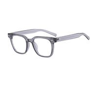 LJCZKA Blue Light Blocking Glasses Women Men, Square Anti Blue Light Gaming Computer Glasses Anti Glare Anti Eyestrain Eyeglasses Clear Lens Eyewear (Grey)