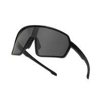 LJCZKA Oversized Sports Sunglasses Square Frame with UV400 Protection | Running Cycling Cricket Glasses for Women Men