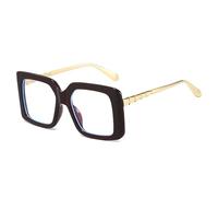 LJCZKA Oversized Square Blue Light Blocking Glasses for Women Men Computer Glasses Big Frame Anti Eyestrain for Reading, Texting, Gaming