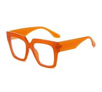 LJCZKA Oversized Square Blue Light Glasses for Women Men Computer Glasses Thick Frame Anti Eyestrain Headache for Reading, Texting & Gaming