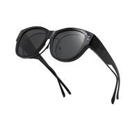 LJCZKA Polarized Over Glasses Sunglasses for Women Men, Round Fit Over Glasses Sunglasses with UV400 Protection