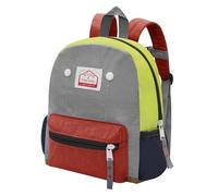 LJCZKA Small Toddler Backpack for Boys Girls, Cute Children Backpack with Chest Strap, Colorblock School Bag for Preschool Nursery