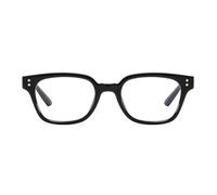 LJCZKA Square Blue Light Blocking Glasses Women Mens 90s Retro Computer Glasses Anti Eyestrain for Reading Texting Gaming Clear Len Eyewear (Black)