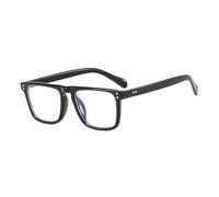 LJCZKA Square Blue Light Glasses for Women Men Rectangular Glasses Clear Lens Flat Top Fashion Shades Anti Eyestrain