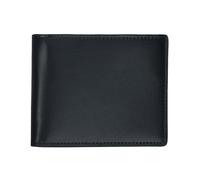LJCZKA Wallets Mens Slim Bifold Leather RFID Blocking Wallets Coin Pocket Large Capacity with 12 Card Holder, Banknote Compartments, Flap ID Window (Plain Black)