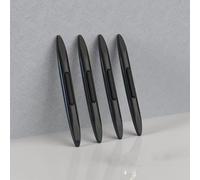 LJDMNHUJA 4 Pcs Car Door Edge Protector for Nissan Qashqai J11 2015-2025,Anti Collision Strip Side Door Edge Bumper Stealth Guard Anti Collision Exterior Decorative,A-Black