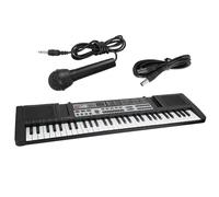 LJERFSW Musical Keyboard For Beginner 61 Keys USB Digital Keyboard Piano Portable Electronic Organ With Microphone Music Features