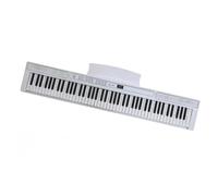 LJERFSW Musical Keyboard For Beginner 88 Keys Electronic Piano Beginners Electronic Organ Adult Professional Keyboard Instruments Portable Pianos With Step(White)