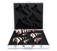 LJERFSW Ocarina Perfect For Professional Ocarina 12-hole Plain-fired Set High Medium And Low CFG Tune Seven-piece Set Smoked Ocarina Instrument(Set1)