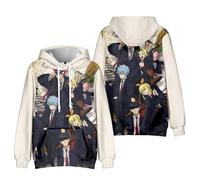 LJFIWY Anime Mashle: Magic and Muscles Hoodie Mash Burnedead Lemon Irvine Hooded Sweatshirt Cartoon Long Sleeve Drawstring Jumper Sportswear Cosplay Casual Tops (Type 3, 120)