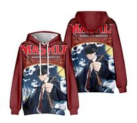 LJFIWY Anime Mashle: Magic and Muscles Hoodie Mash Burnedead Lemon Irvine Hooded Sweatshirt Cartoon Long Sleeve Drawstring Jumper Sportswear Cosplay Casual Tops (Type 5, 130)