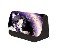 LJFIWY Tanjiro Pencil Case Nezuko Anime Tanjiro Bag Pen Box Big Capacity Students Pen Bag Cartoon Zipper Stationary Pouch Back to School Supplies for Boys Girls Cosplay Gift (Type 5, 22 * 13 * 7.5cm)
