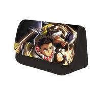 LJFIWY Tanjiro Pencil Case Nezuko Anime Tanjiro Bag Pen Box Big Capacity Students Pen Bag Cartoon Zipper Stationary Pouch Back to School Supplies for Boys Girls Cosplay Gift (Type 9, 22 * 13 * 7.5cm)