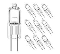 LJFLI 10pcs Warm White 2900K Halogen Lamp Beads G4 12V 5W 10W 20W 35W 50W G4 Halogen Bulbs Light Globe JC Bi-Pin LED Lamp,10pcs,50w