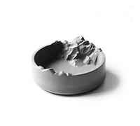 LJFLI Ashtray cement Japanese Nordic ins style Bar industrial style Cement creative personality trend Bedroom home living room