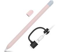 LJFLYXRI Case for Apple Pencil 1st Generation Dual Color Anti-Roll Design, Comfortable Grip, and Enhanced Protection Transform Your Pencil with The Classic Pencil Case Perfect Grip (Pink&Blue)