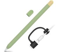 LJFLYXRI Case for Apple Pencil 1st Generation Dual Color Anti-Roll Design, Comfortable Grip, and Enhanced Protection Transform Your Pencil with The Classic Pencil Case Perfect Grip (Green&Yellow)