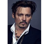 LJGFW Diamond Painting Kits for Adults,Johnny Depp DIY 5D Paint by Numbers Mosaic Rhinestone Home Room Wall Decor30x40cm