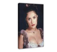 LJHFAOA Actress Salma Hayek Poster (1) Canvas Poster Wall Art Decor Print Picture Paintings for Living Room Bedroom Decoration 20x30inch(50x75cm)
