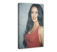 LJHFAOA Actress Salma Hayek Poster (16) Canvas Poster Wall Art Decor Print Picture Paintings for Living Room Bedroom Decoration 20x30inch(50x75cm)
