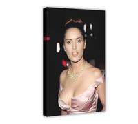 LJHFAOA Actress Salma Hayek Poster (8) Canvas Poster Wall Art Decor Print Picture Paintings for Living Room Bedroom Decoration 08x12inch(20x30cm)