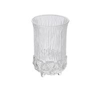 LJHFG63KUYT Glass Cups Bark Pattern Embossed Drinking Glasses, Hand-Blown Thickened Glass Cup Goblets for Juice(Large)